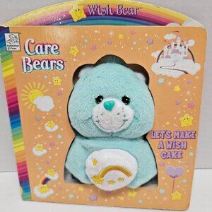 Vintage Rare Story Of the Care Bears Puppet Book Lets Make a Wish Cake Book 2003